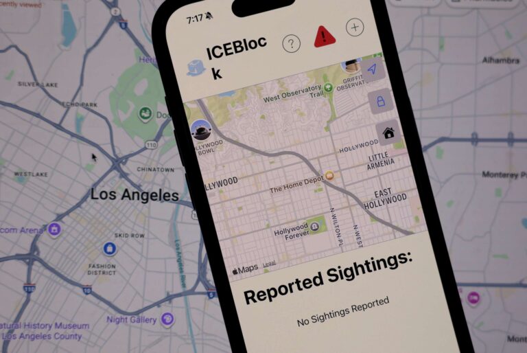 Après la pression du DOJ, Apple supprime l'application qui permet aux utilisateurs de signaler les observations de glace locales