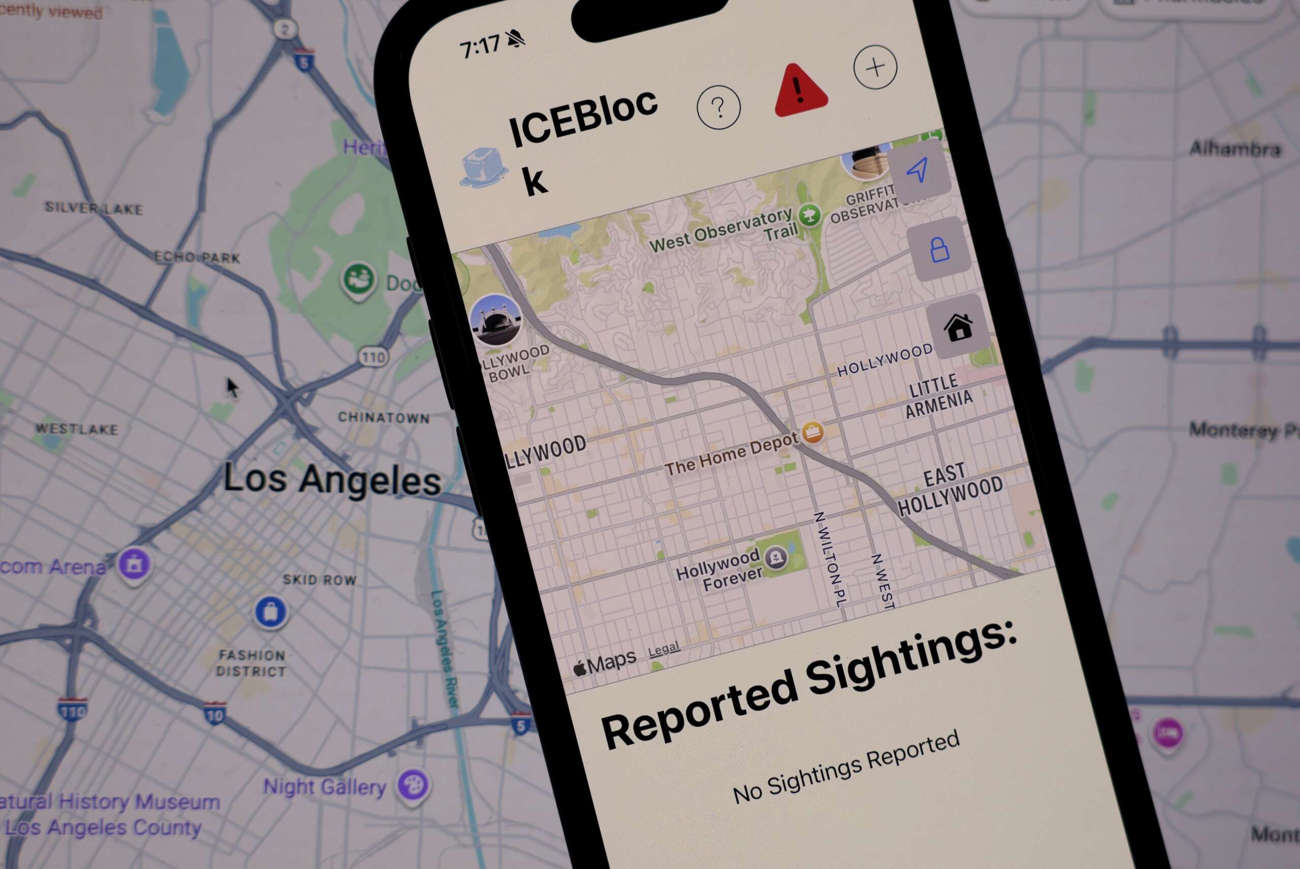Après la pression du DOJ, Apple supprime l'application qui permet aux utilisateurs de signaler les observations de glace locales