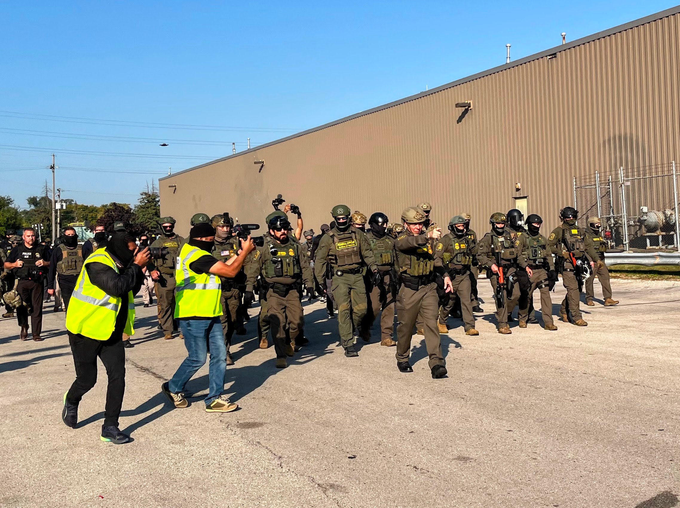Trump publie toute la force de la police fédérale sur Chicago