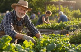 À 70 ans il transforme un terrain abandonné en jardin solidaire qui nourrit tout un quartier