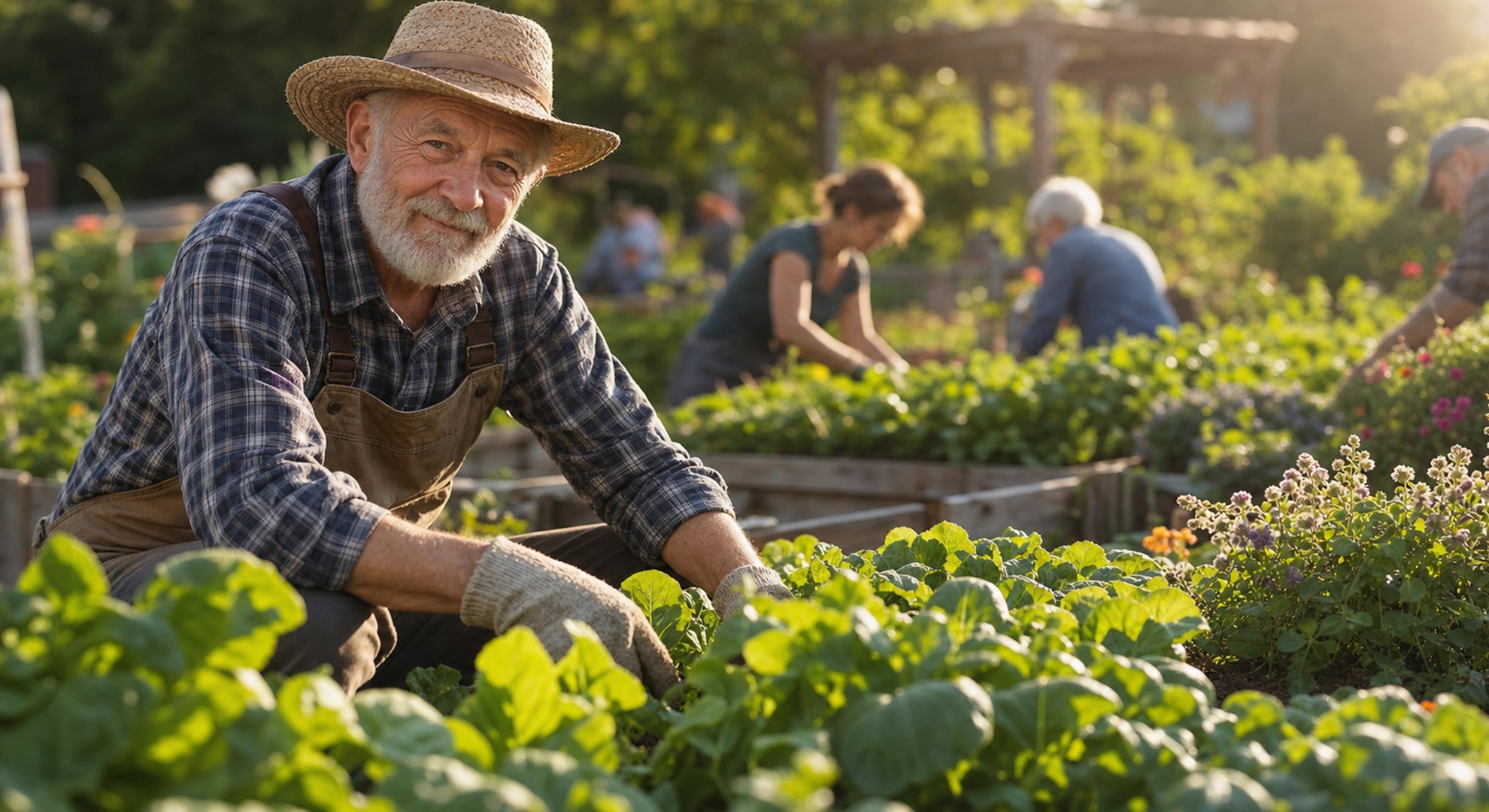 À 70 ans il transforme un terrain abandonné en jardin solidaire qui nourrit tout un quartier