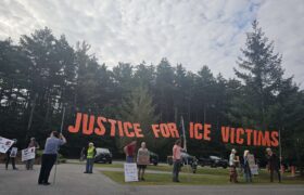 Des militants ciblent ce qu’ils appellent un « centre d’espionnage » majeur pour l’ICE dans la campagne du Vermont
